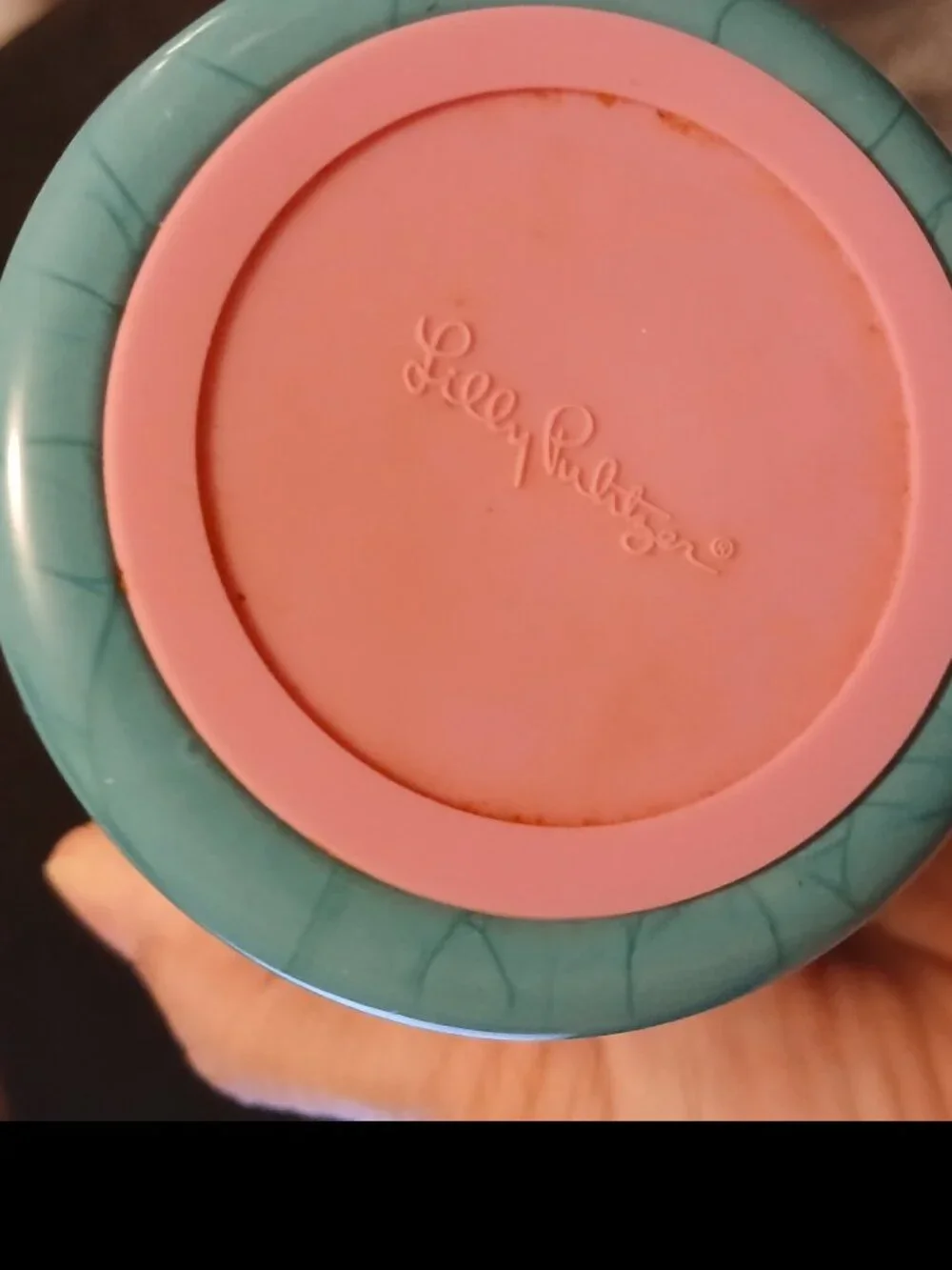 Lilly Pulitzer 20 oz Insulated Tumbler Stainless Steel Cup Damaged Lid